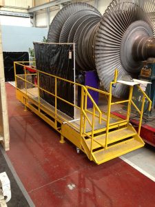 Built For: EDF Energy: Load Angel Work Safe Low Level Turbine Blade Inspection & Repair Access Platform