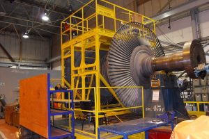 Built for EDF Energy: Load Angel Work Safe Upper Level Turbine Blade Inspection & Repair Access Platform